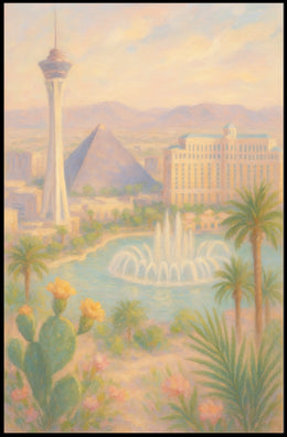 Serene Las Vegas Landscape Poster