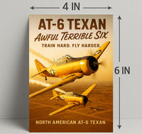 North American AT-6 Texan Poster PosterGoat