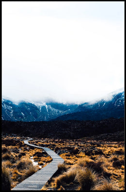 Pathway Through The Mountains Poster
