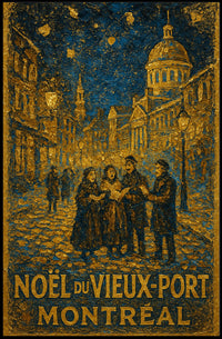 Noël Du Vieux-Port, Montréal Poster