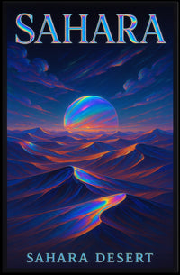 Sahara Desert Enchantment Dreamlike Surreal Poster