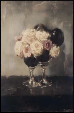 Elegant Floral Still Life Poster