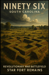 Ninety Six Star Fort Remains Poster
