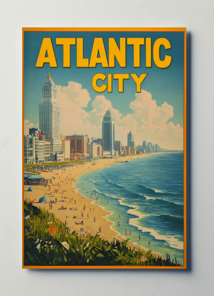 Atlantic City Beach Skyline