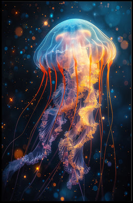 Ethereal Jellyfish Poster