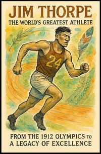 Jim Thorpe Legendary Athlete Jim Thorpe Poster