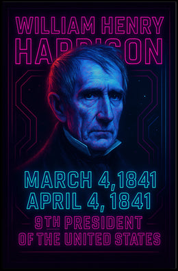 William Henry Harrison 9Th President Poster