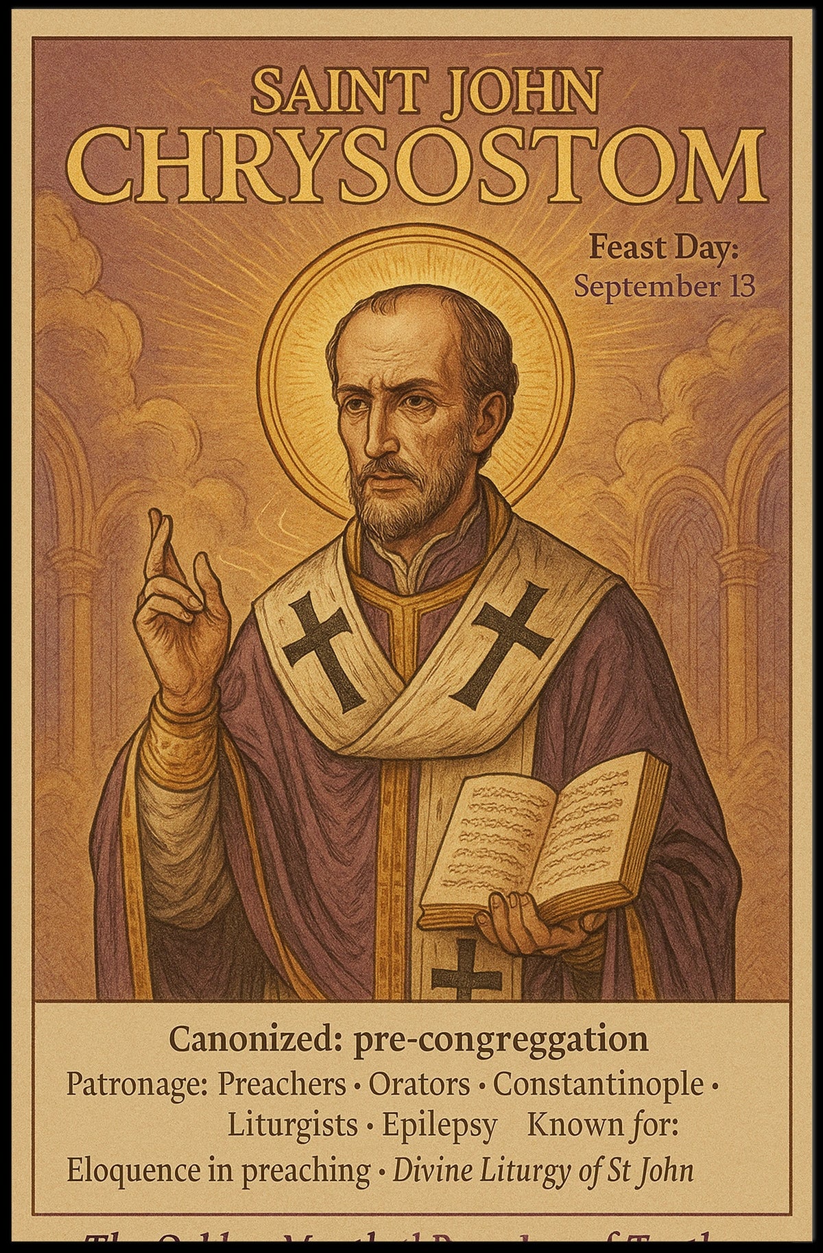 Saint John Chrysostom Poster