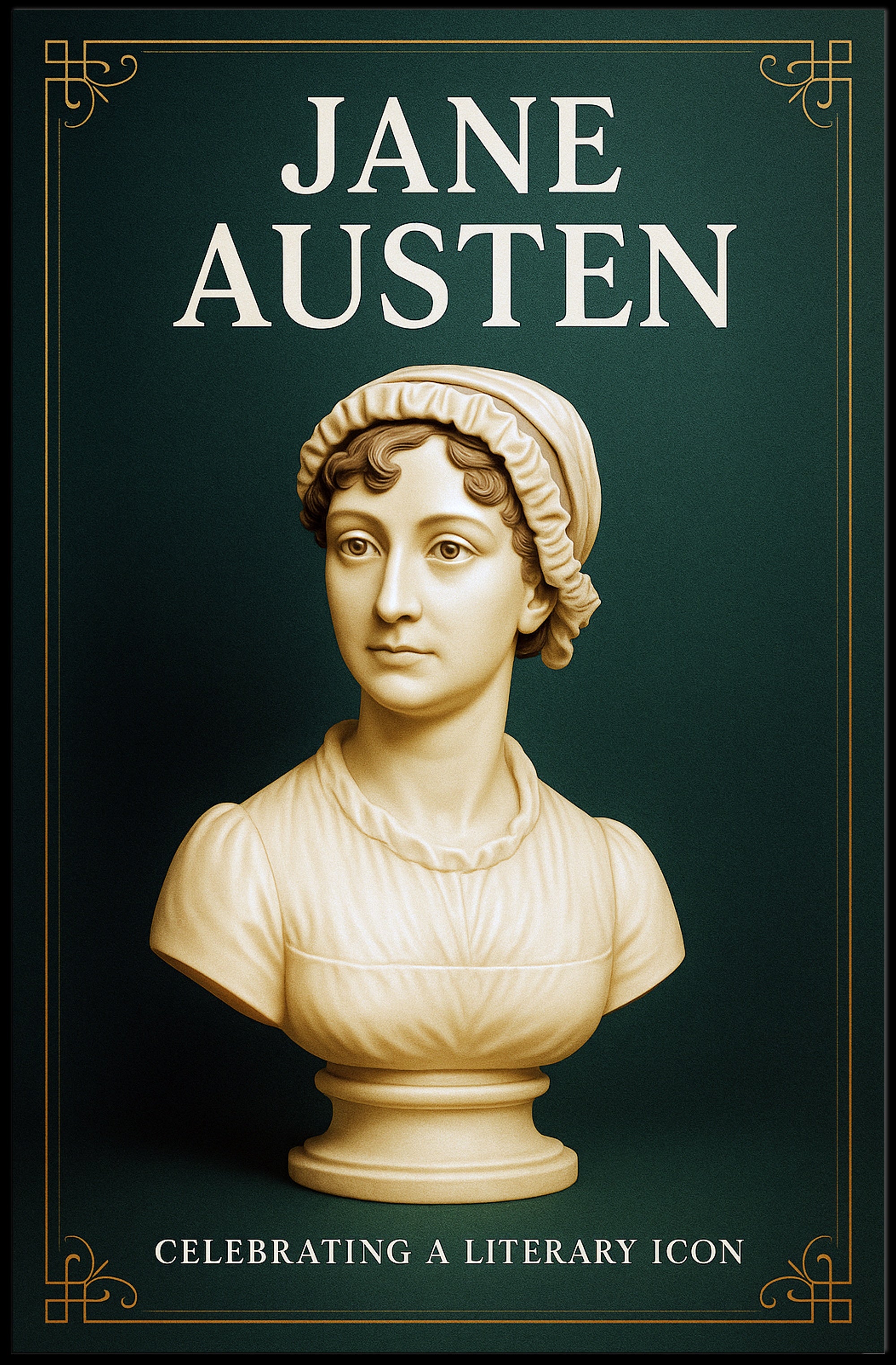 Jane Austen Celebrating a Literary Icon Poster PosterGoat