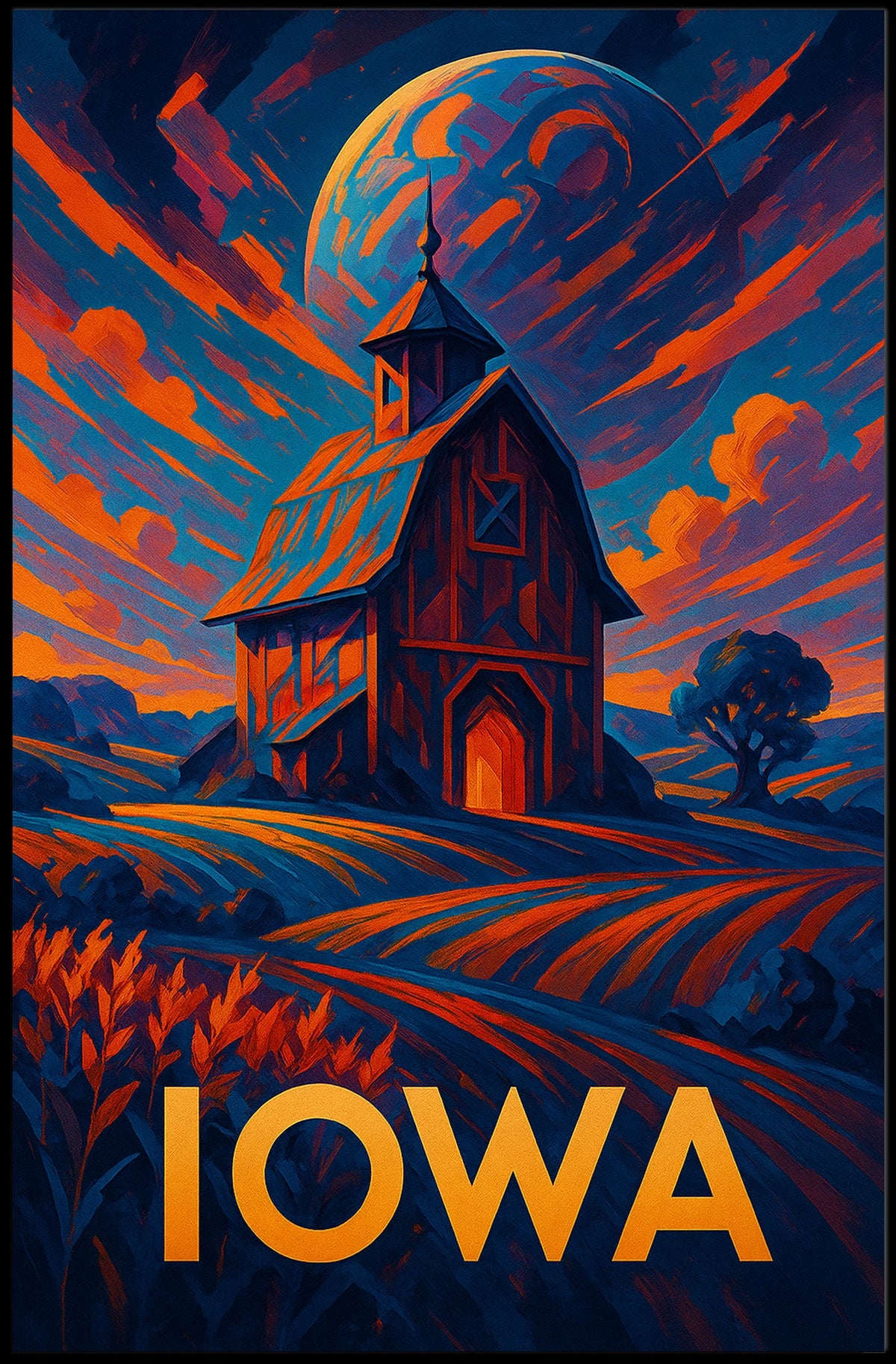 Iowa Dreamscape Poster