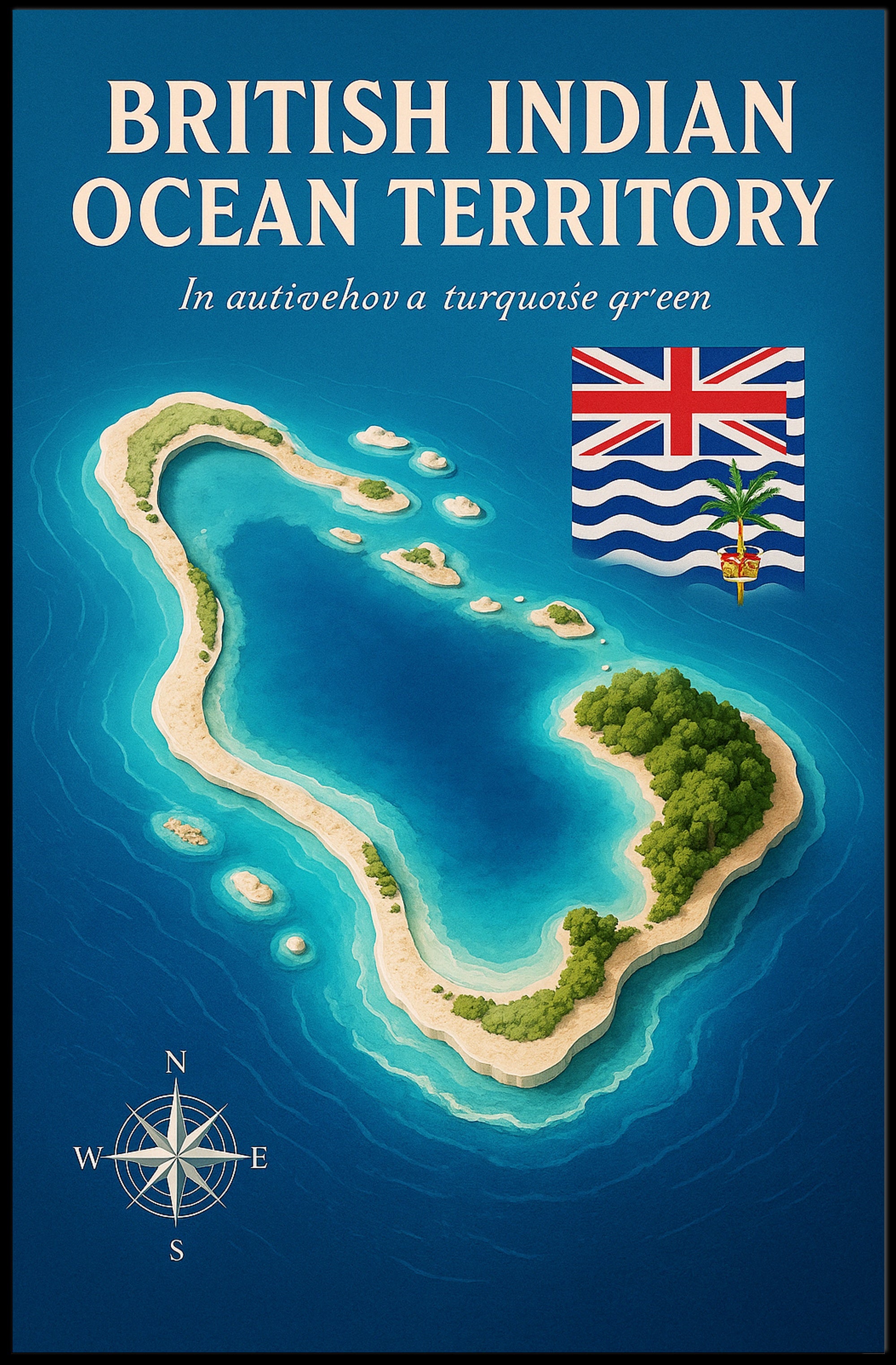 British Indian Ocean Territory Poster PosterGoat