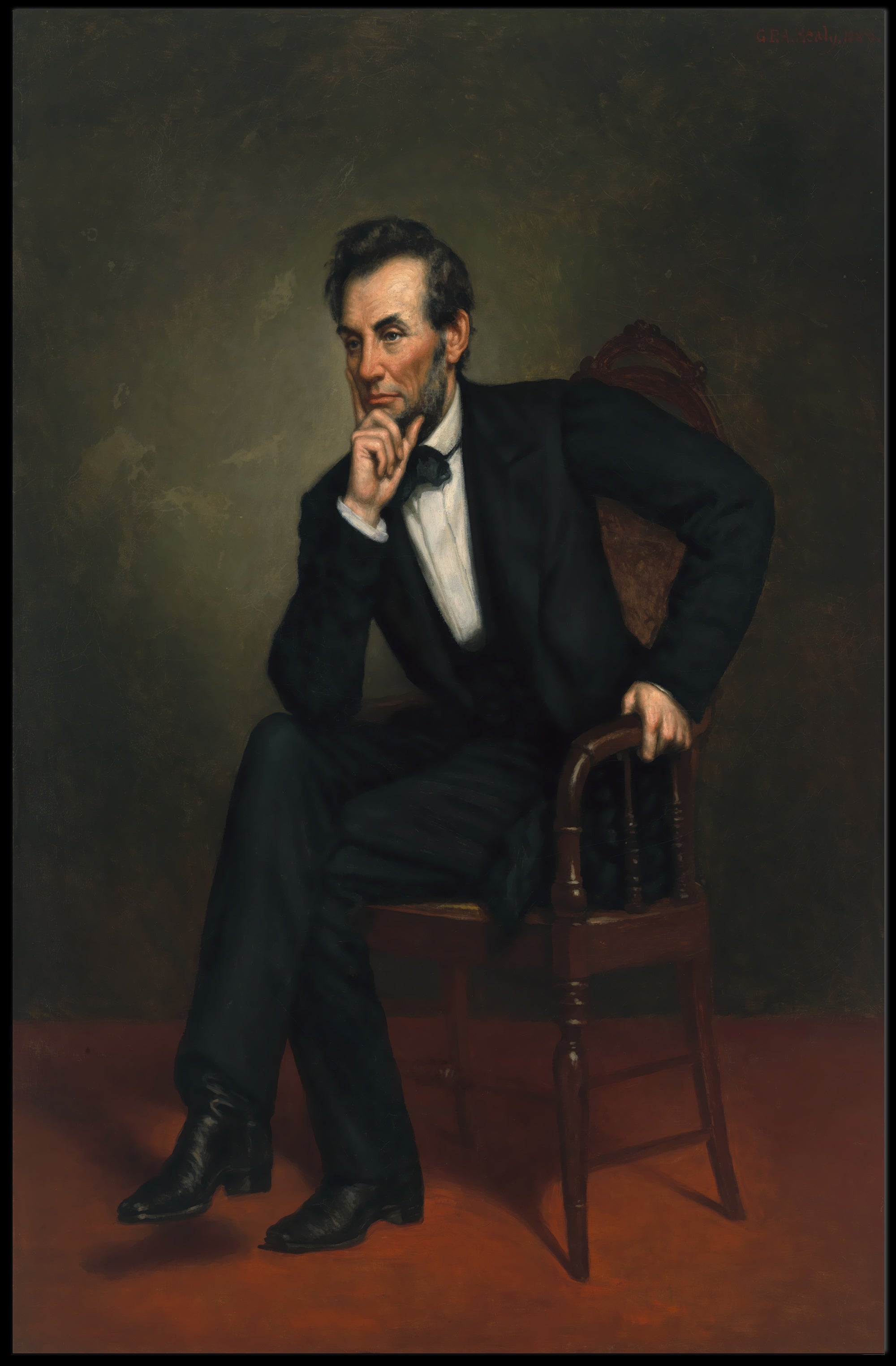 Abraham Lincoln Full Body Standing Photo Poster PosterGoat