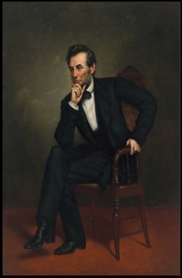 Abraham Lincoln Full Body Standing Photo Poster PosterGoat