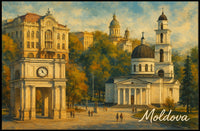 Architectural Beauty of Moldova Poster