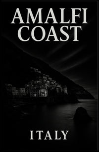 Amalfi Coast Italy Poster Wall Art Scenic Coastal Print