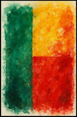 Vibrant Abstract Composition Abstract Poster