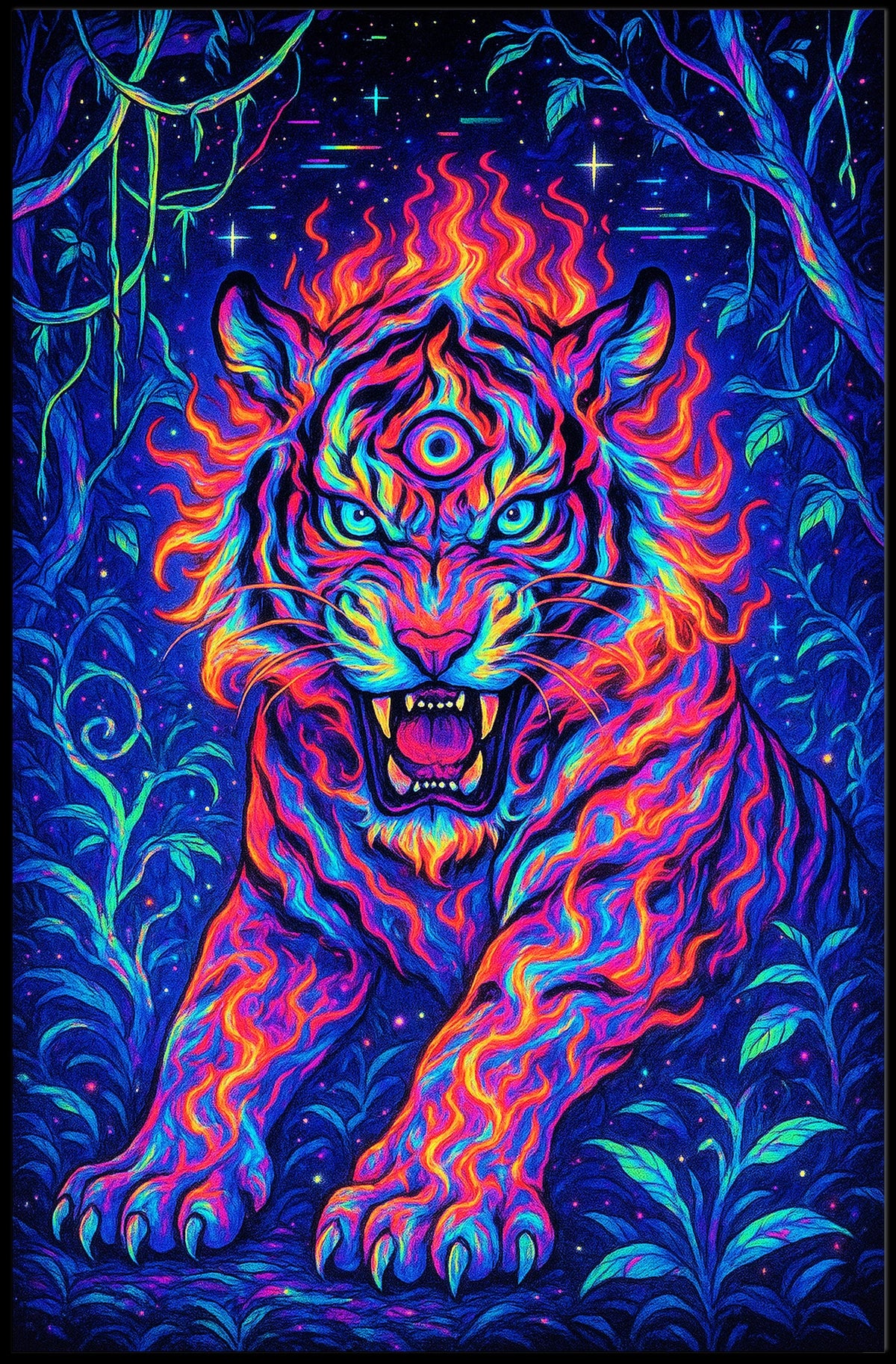 The Mystical Tiger Poster