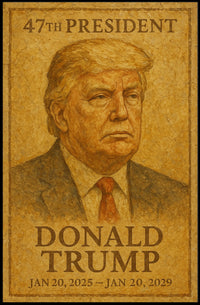 Donald Trump 47th President Poster