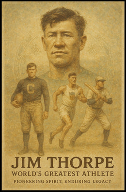 Jim Thorpe Legendary Athlete Jim Thorpe Poster