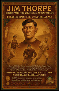 Jim Thorpe: Bright Path, The Greatest All-Around Athlete Poster