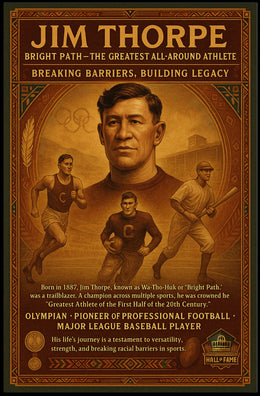 Jim Thorpe: Bright Path, The Greatest All-Around Athlete Poster