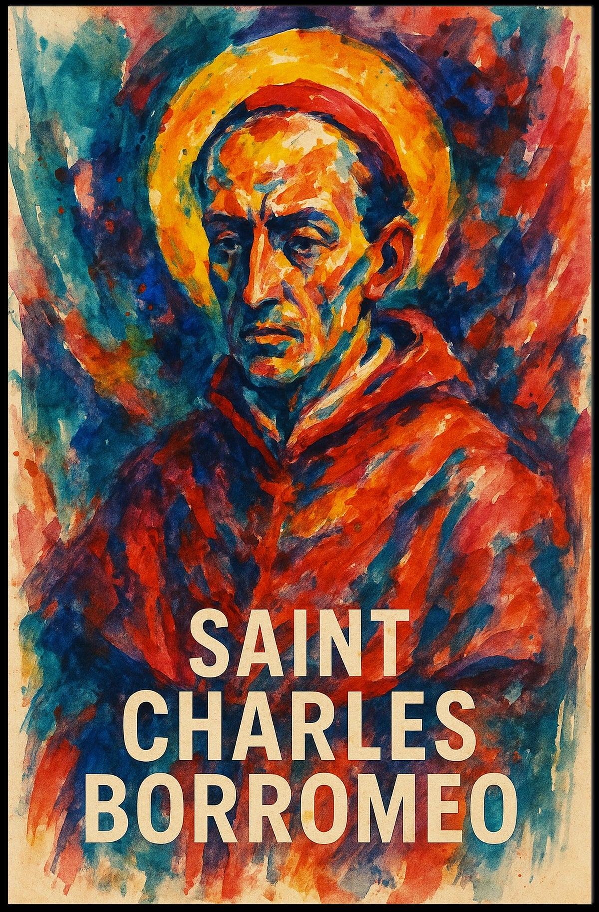 Saint Charles Borromeo Poster