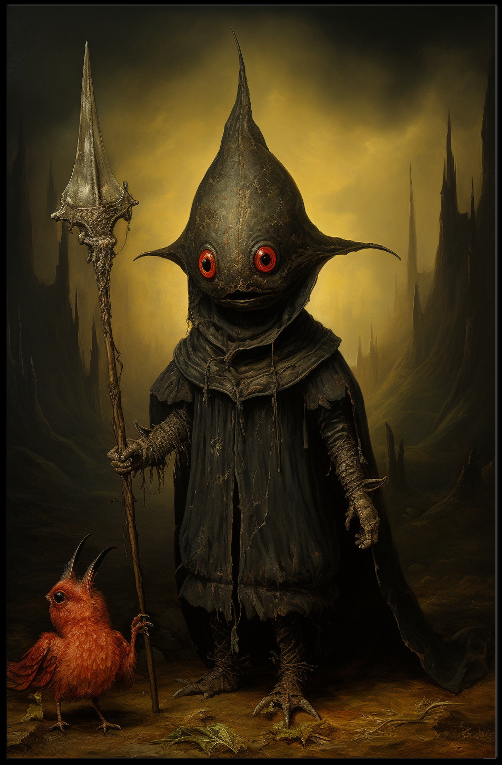 Enigmatic Guardian Of The Mystical Realm Poster