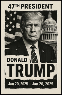 Patriotic Leadership Campaign Poster for Presidential Election
