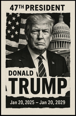 Patriotic Leadership Campaign Poster for Presidential Election