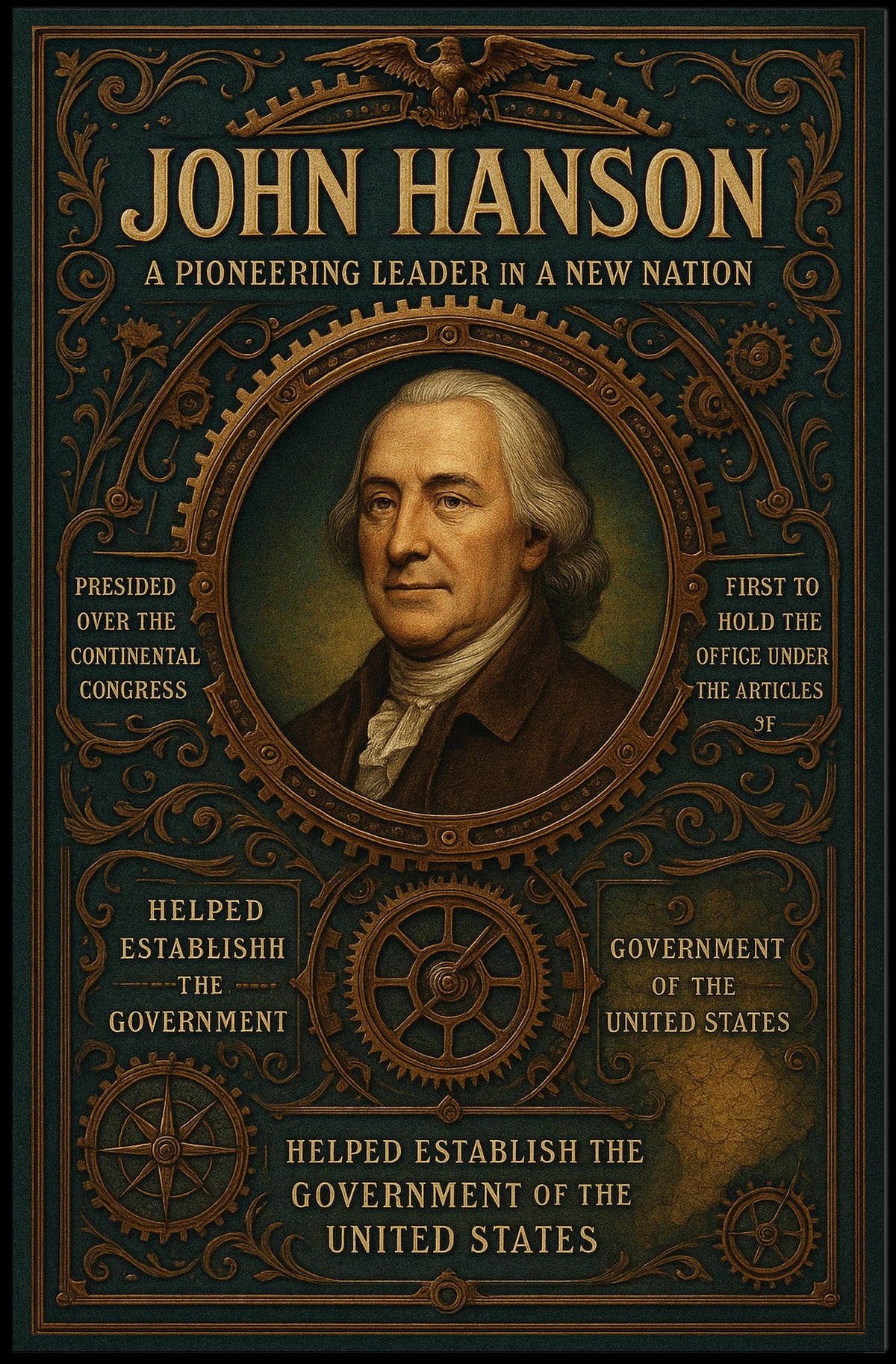 John Hanson A Pioneering Leader Poster