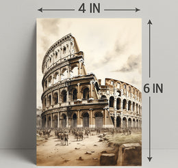 The Colosseum A Timeless Icon Poster