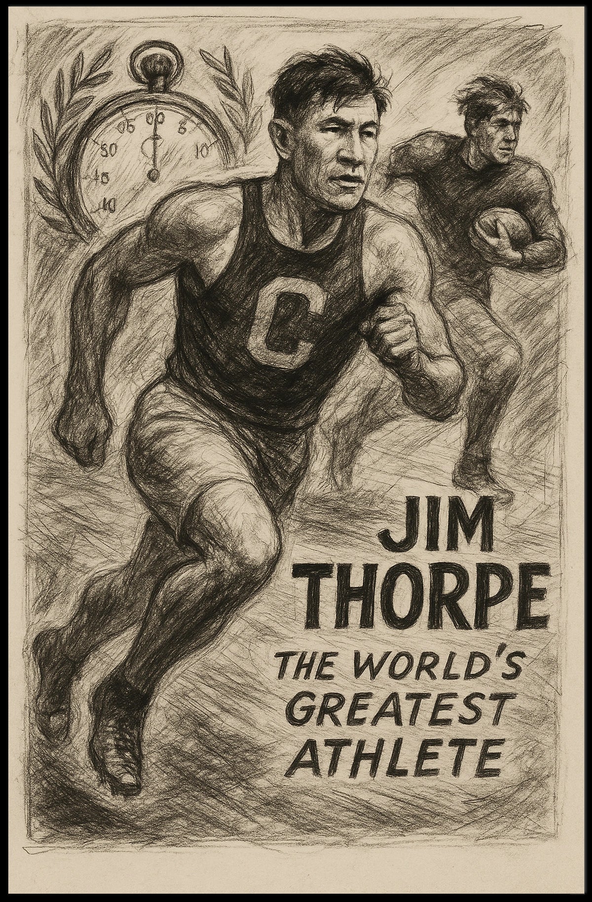 Jim Thorpe Legendary Athlete Jim Thorpe Poster