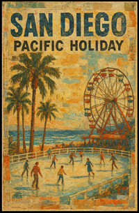 San Diego Pacific Holiday Poster