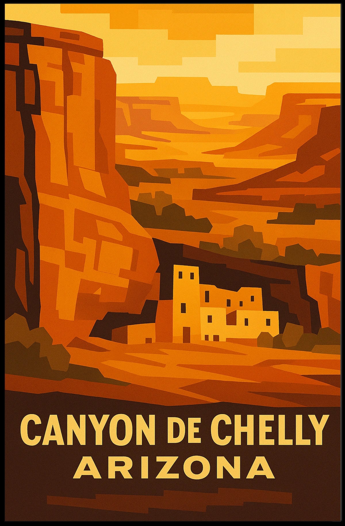 Canyon De Chelly, Arizona Poster
