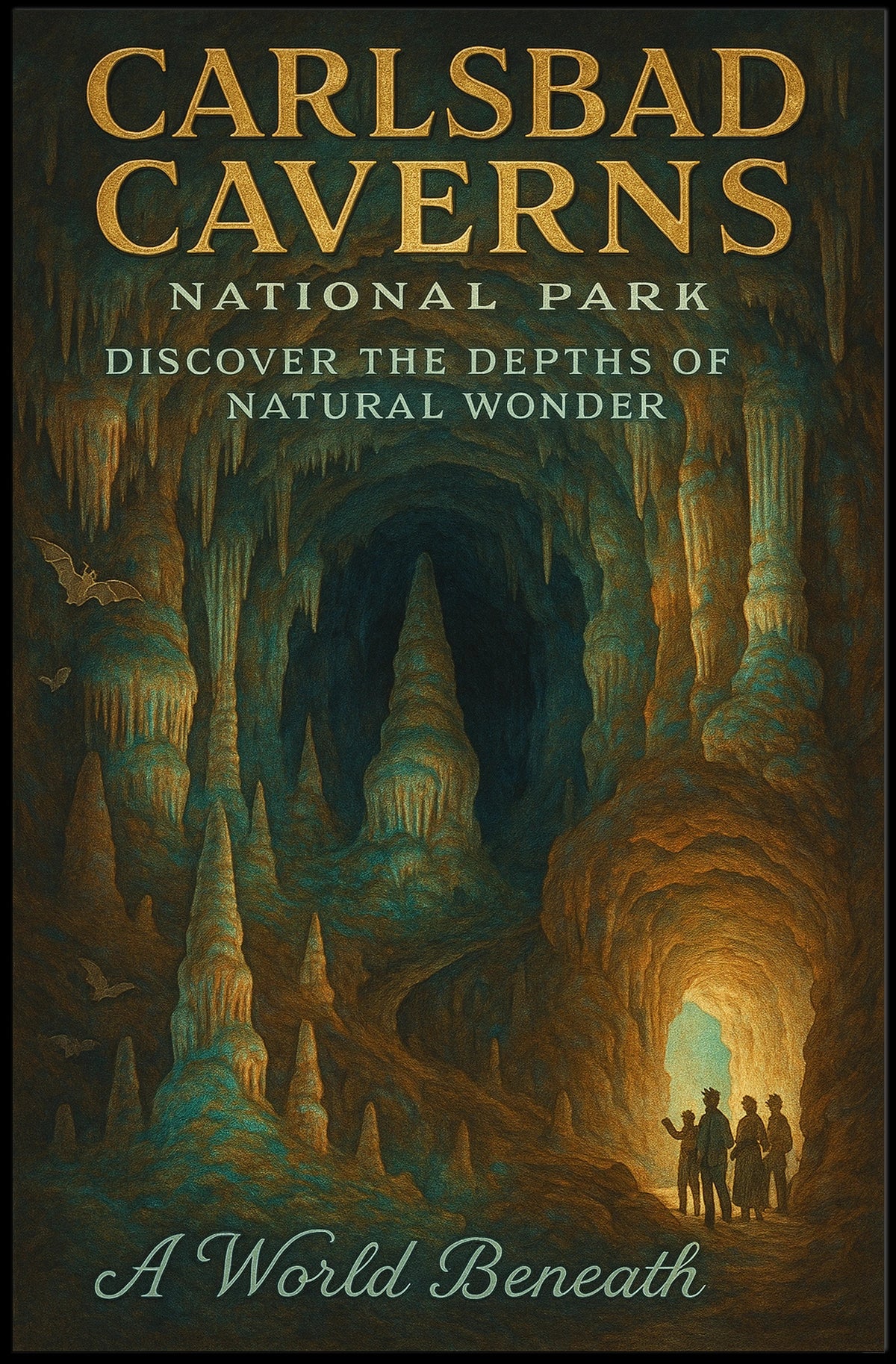 Carlsbad Caverns A World Beneath Poster