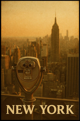 New York Cityscape Poster