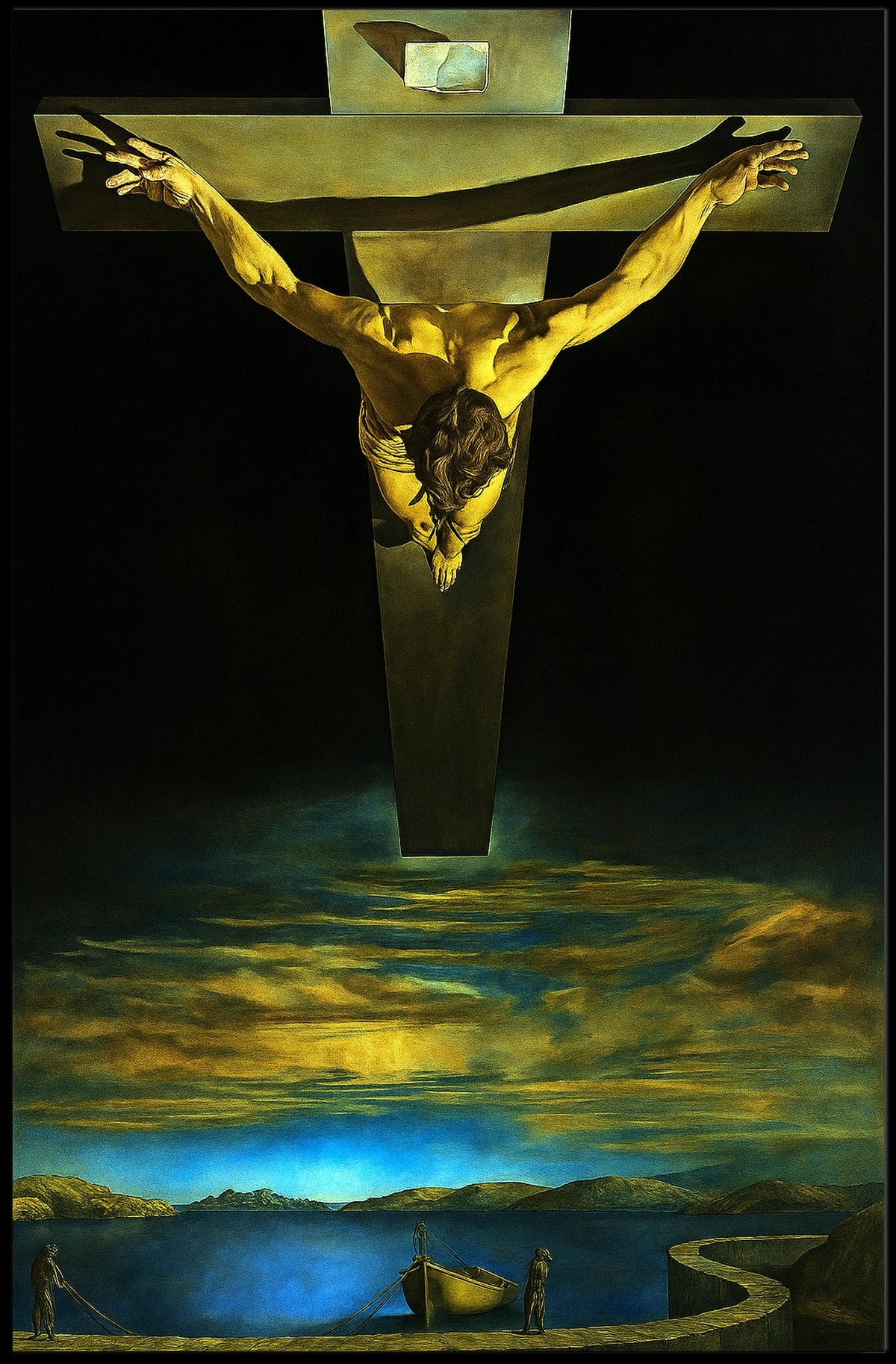 Surreal Vision of the Crucifixion Poster