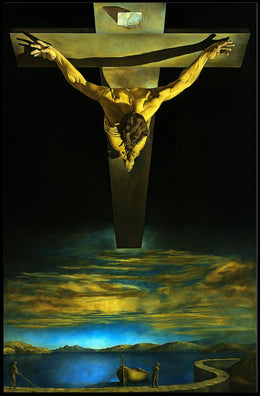 Surreal Vision of the Crucifixion Poster