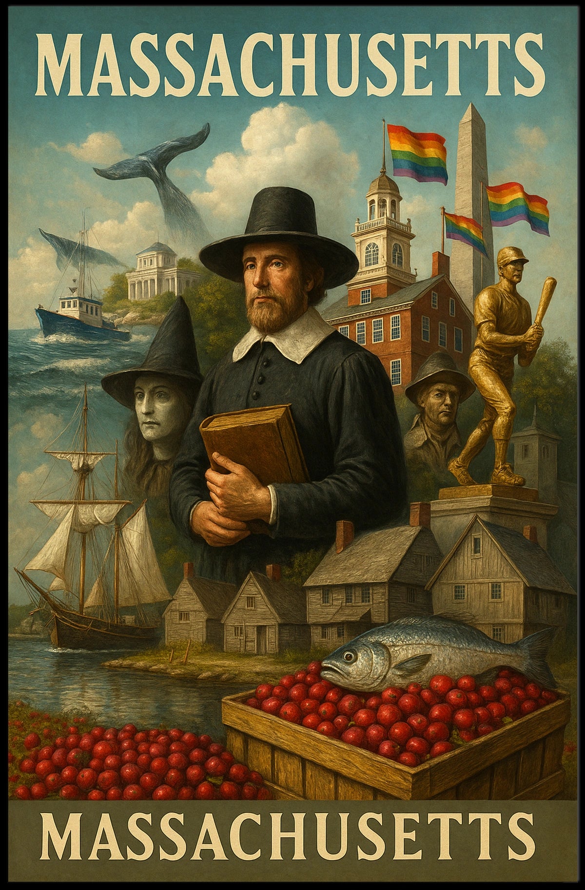 Massachusetts Heritage Poster