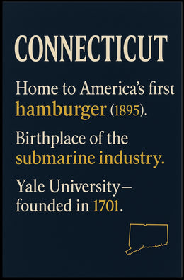 Discover Connecticut Poster