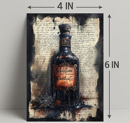 Vintage Potion Bottle Vintage Poster