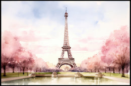 Eiffel Tower in Spring Poster