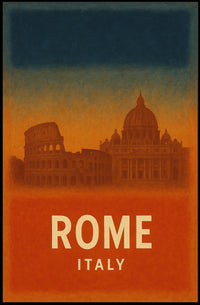Rome Travel Poster