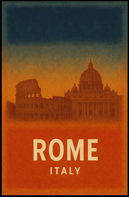 Rome Travel Poster