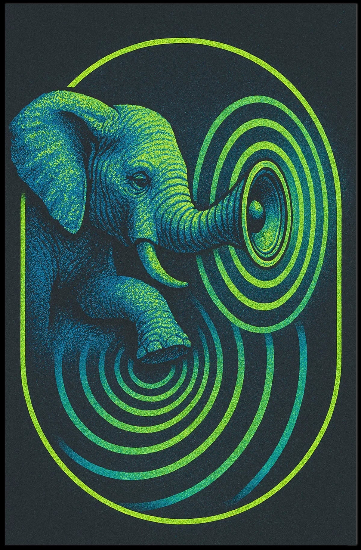 Echoing Elephant Poster
