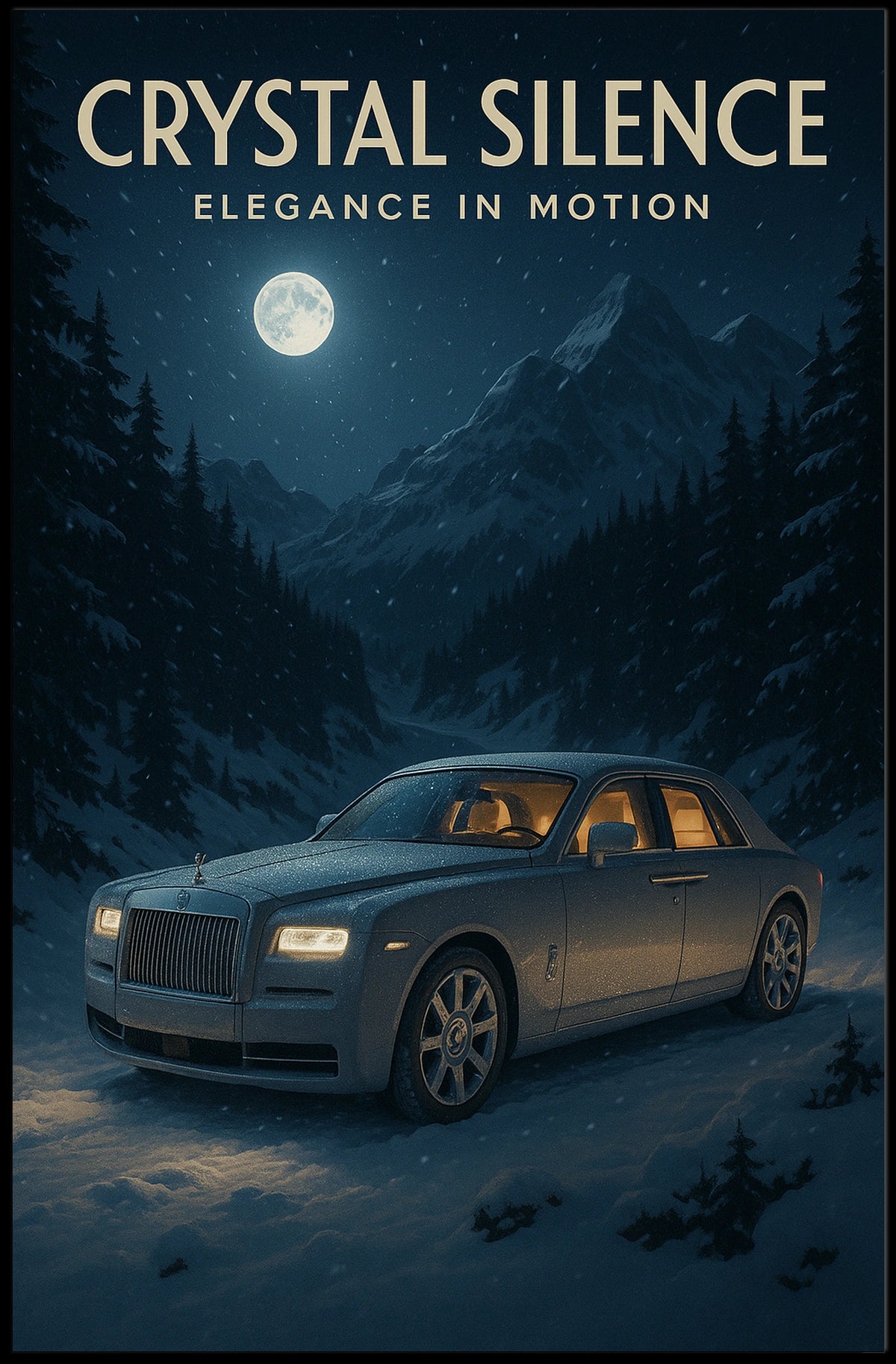 Crystal Silence Elegance in Motion Poster