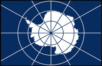 Antarctica Flag Poster