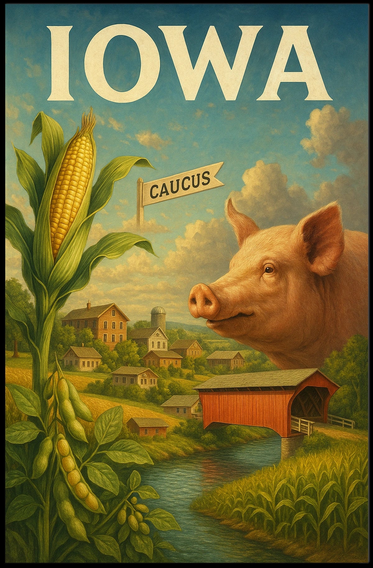 Iowa Caucus Poster