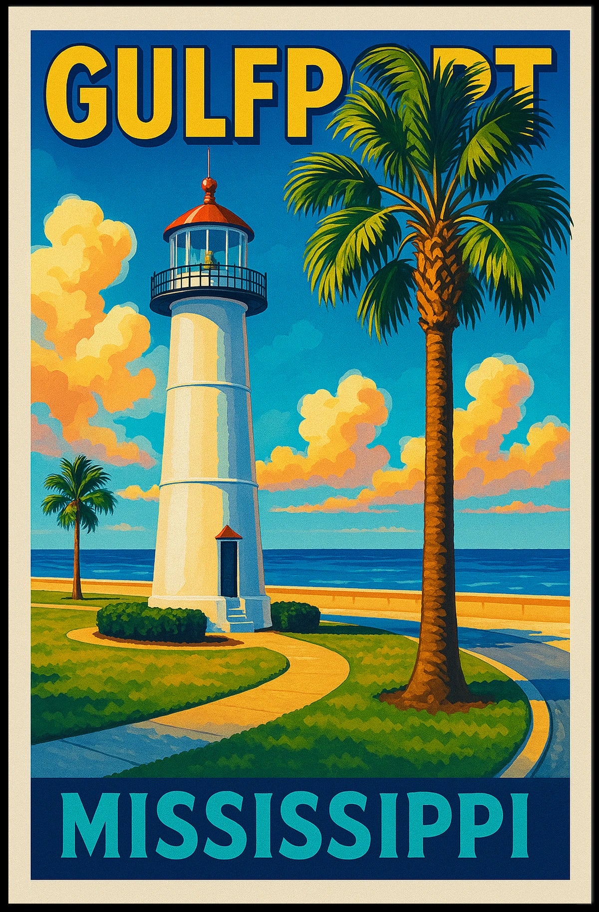 Gulfport, Mississippi Poster