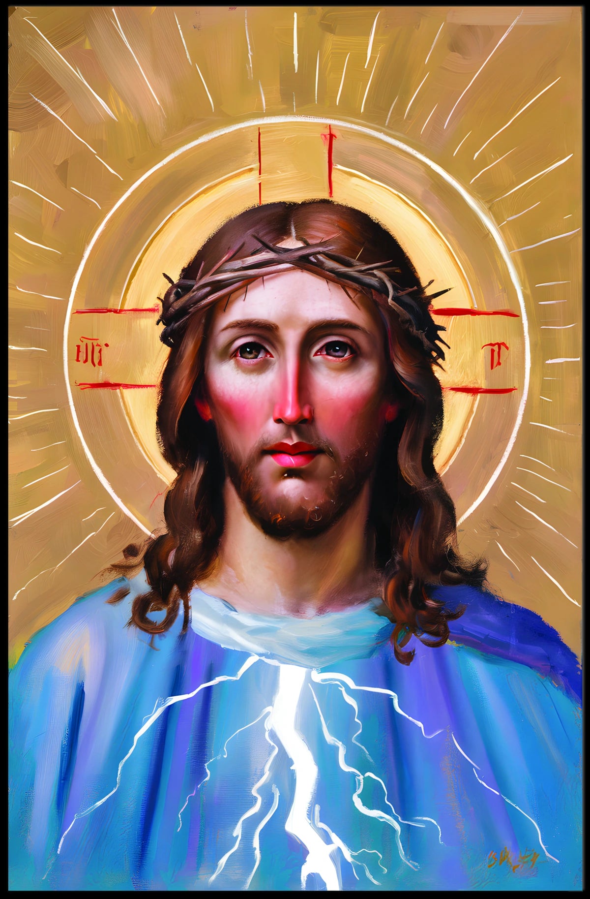 Divine Portrait Poster